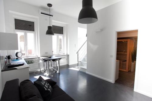 Køkken eller tekøkken på Mini Loft Design - With Sauna