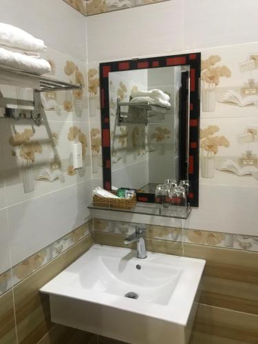 Koupelna v ubytování Ngọc Nam Hotel