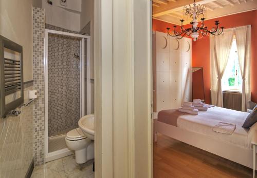Koupelna v ubytování Lauri Loft