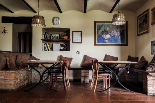 Zona de estar de Agriturismo Bio Le Macchie Alte