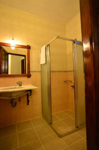 Koupelna v ubytování Olive Garden Apart Hotel