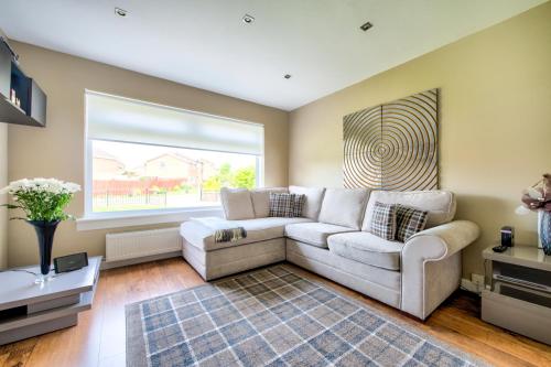 Ruang duduk di No.17 Serviced Apartment