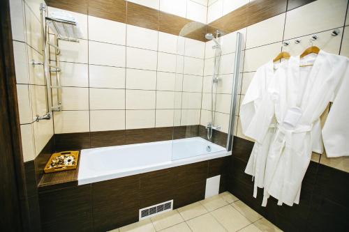 Ванная комната в Отель Хемингуэй 