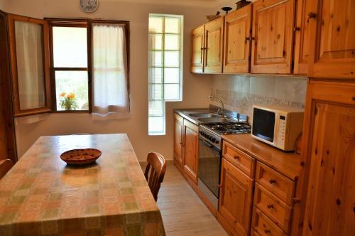 Dapur atau dapur kecil di Petrus Vacanze