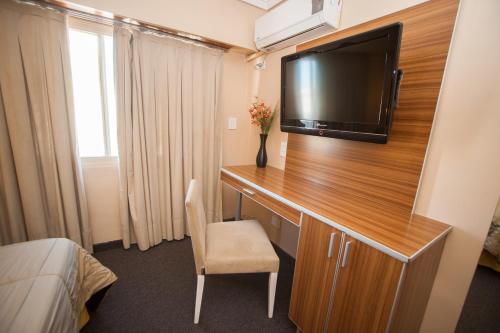 TV a/nebo společenská místnost v ubytování Hotel Posadas
