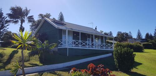 Zahrada ubytování Seaview Norfolk Island