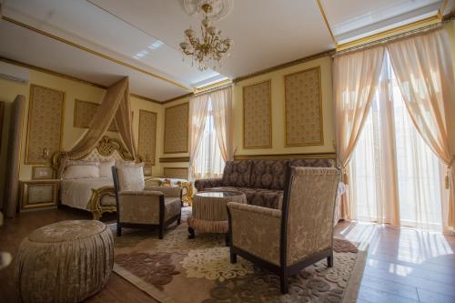 Posezení v ubytování Robevski luxury rooms