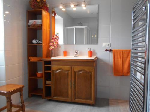 Koupelna v ubytování Casa Rural Juankonogoia
