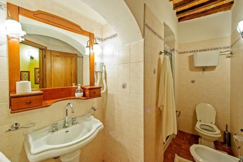 Koupelna v ubytování Agriturismo Colle di Mezzo