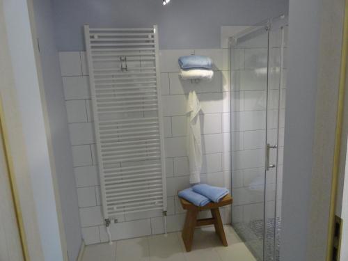 Ein Badezimmer in der Unterkunft Cottage Ferienwohnung mit Seeblick