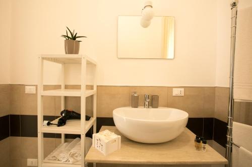 Koupelna v ubytování Aria Di Mare B&b