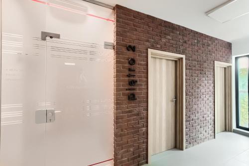 Koupelna v ubytování City Apartments - Marii Ludwiki 7