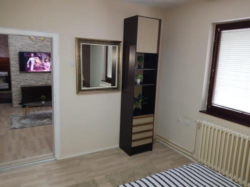 Apartments Cvetkovic Relaxにあるテレビまたはエンターテインメントセンター