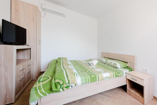 Katil atau katil-katil dalam bilik di Apartments Vukmarković