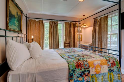 a bedroom with a large bed and a window at Vintage Rockport Escape in Rockport