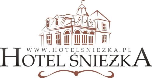 a sketch of a hotel with the words hotel america at Śnieżka in Krosno