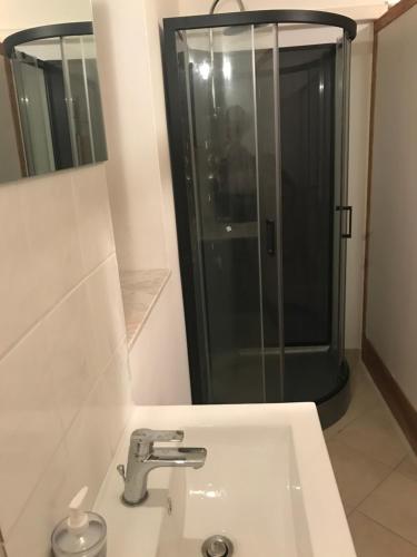 Ванна кімната в Chambre du couvent