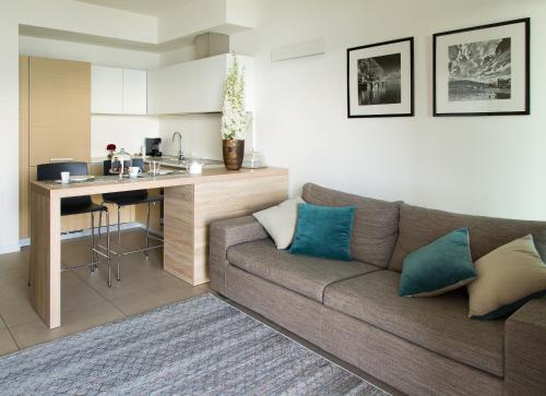 Kuchyň nebo kuchyňský kout v ubytování Filario Hotel & Residences