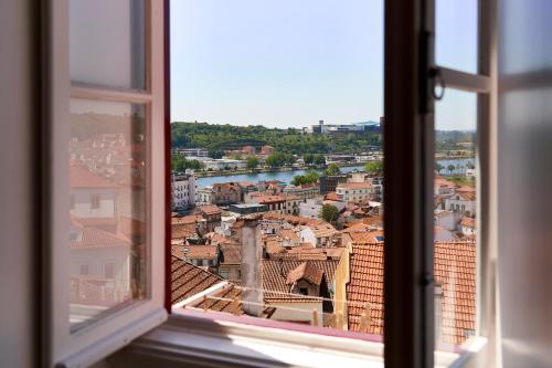 a view from a window of a building at Casas da Comédia in Coimbra