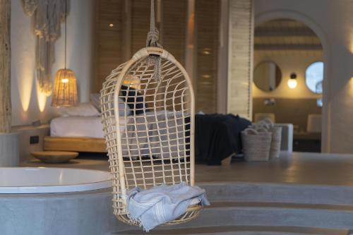 A bed or beds in a room at Yacht Boheme Hotel-Boutique Class - Adults Only