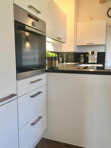 Dapur atau dapur kecil di Shania Residence