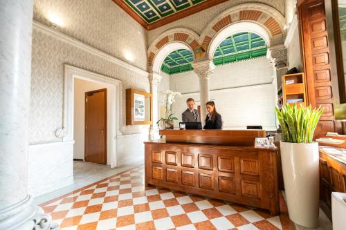 Vstupní hala nebo recepce v ubytování Hotel Villa Cipressi, by R Collection Hotels
