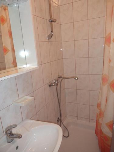 Koupelna v ubytování Jandric Apartments