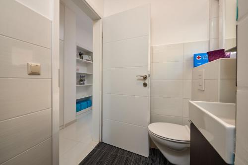 Kúpeľňa v ubytovaní Fratelli apartments