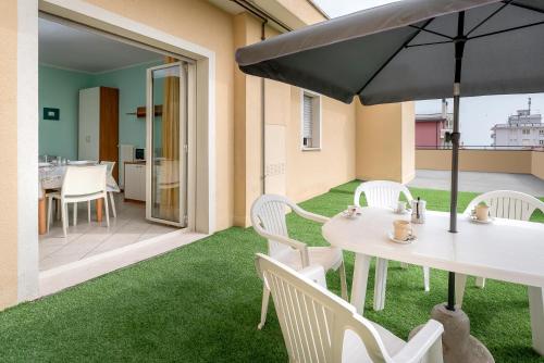 Αίθριο ή υπαίθριος χώρος στο Residence Cima