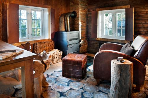 Herangtunet Mountain Lodgeにあるテレビまたはエンターテインメントセンター