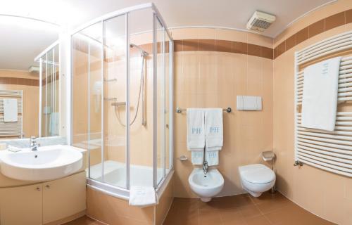 Koupelna v ubytování Piazzi House