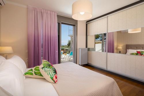 Postel nebo postele na pokoji v ubytování Villa Annaset