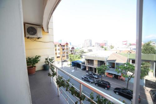 Un balcón o terraza de Apartment on Lermontova