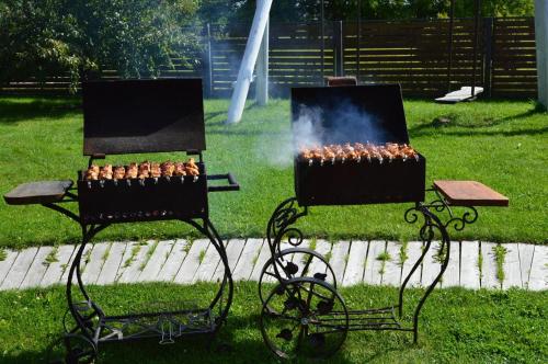 Принадлежности для барбекю в доме для отпуска