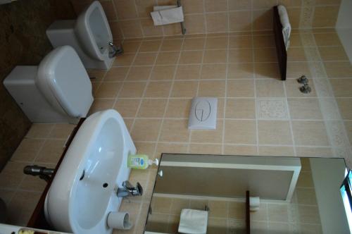 Koupelna v ubytování B&B Casa Laganà