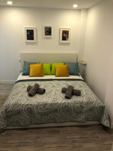 Postel nebo postele na pokoji v ubytování Apartamento plaza toros