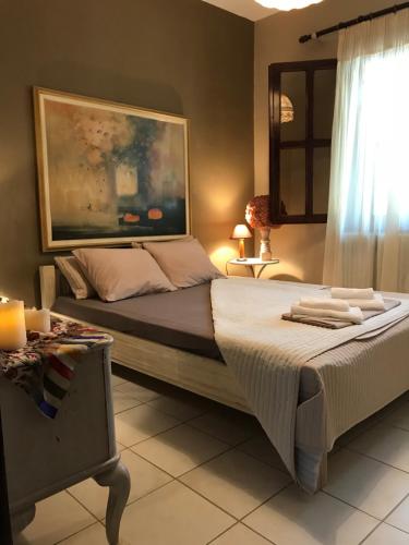 Postel nebo postele na pokoji v ubytování Casa del mare