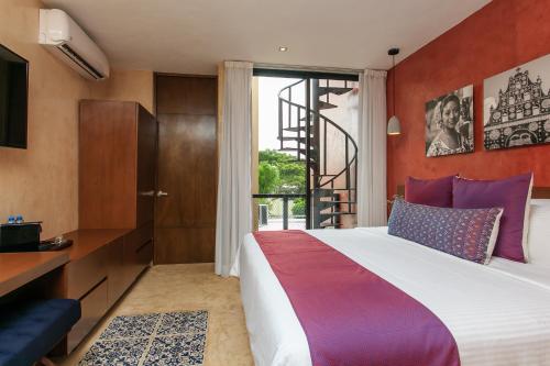 Кровать или кровати в номере Casona 61