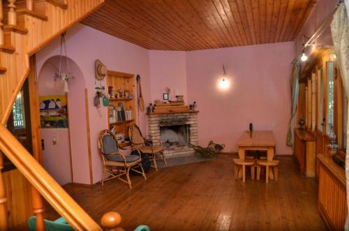 Χώρος καθιστικού στο Kakheti - Mountain House Gorana