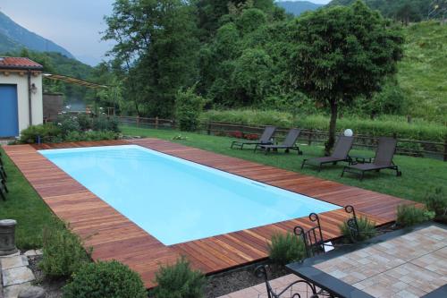 Swimmingpoolen hos eller tæt på Hotel Calvi-Ristorante Mainor