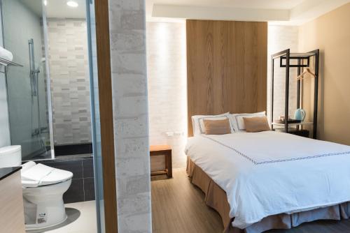 Koupelna v ubytování Tianli Hotel
