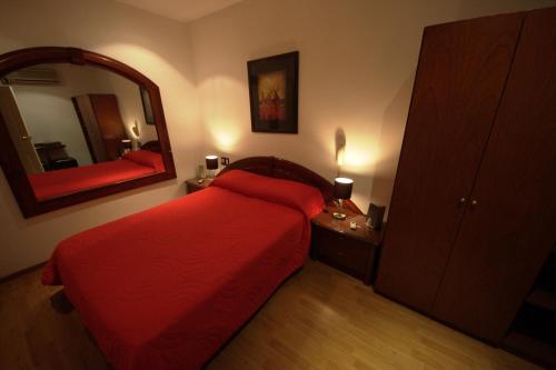 Cama o camas de una habitación en Sur Hotel