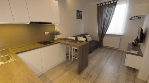 Nhà bếp/bếp nhỏ tại Apartament Termalny Komfort 8.1
