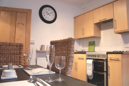 A kitchen or kitchenette at The Haven Ludlow