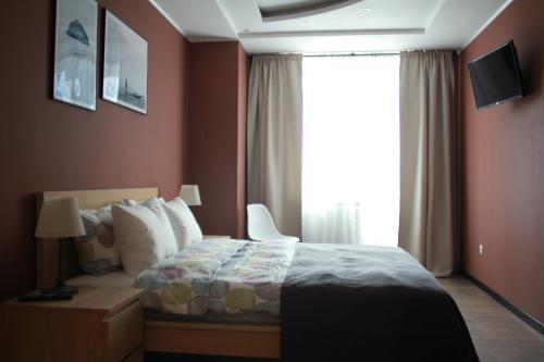 Кровать или кровати в номере Bonbonche Apartaments