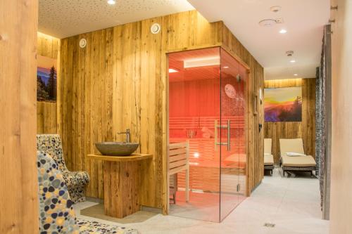 Koupelna v ubytování Appartements Hotel Gell