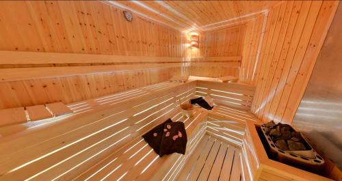 a inside of a sauna with two items in it at Dimora Nettare in Brindisi