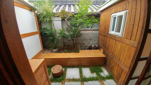 Zahrada ubytování Sohyundang Guesthouse