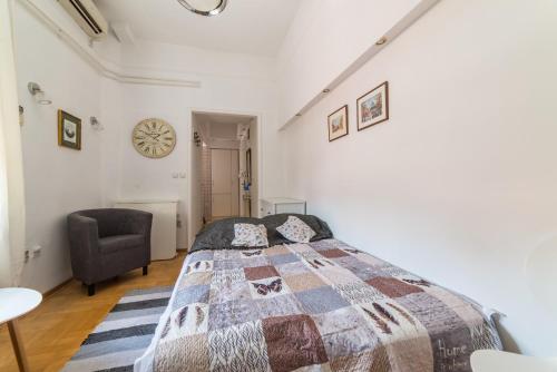Ένα ή περισσότερα κρεβάτια σε δωμάτιο στο Apartment Resavska