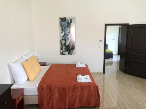 Ένα ή περισσότερα κρεβάτια σε δωμάτιο στο Apartmán Za radnicí